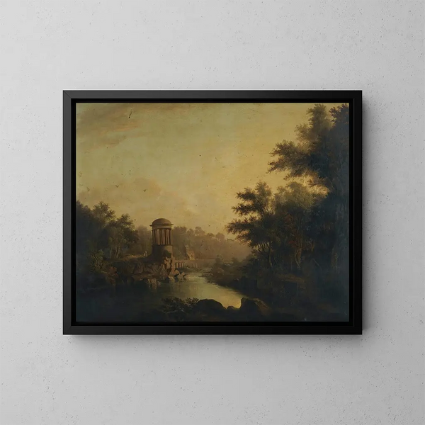The Well of Saint Bernard - Alexander Nasmyth — framed artwork on a wall