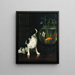 Menton japonais et poisson rouge - Alexander Pope Jr — framed artwork on a wall