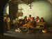 Una fiesta en una taberna romana - Alexander Rizzoni — vista de la obra
