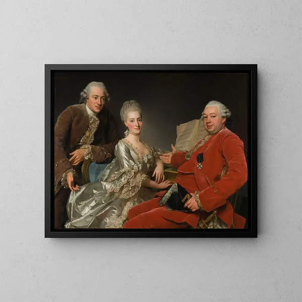 John Jennings, Esq., hijo de su hermano y su cuñada - Alexander Roslin — cuadro enmarcado en la pared