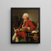 Retrato de Louis de Conzié - Alexander Roslin — cuadro enmarcado en la pared