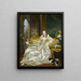 La comtesse d'Egmont Pignatelli en costume espagnol - Alexander Roslin — framed artwork on a wall