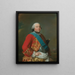 El duque de Chartres, más tarde duque de Orleans - Alexander Roslin — cuadro enmarcado en la pared