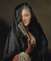 La Dama con el velo, la esposa del artista - Alexander Roslin — vista de la obra
