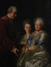 The Widow A. J. Grill with her son and daughter - Alexander Roslin — artwork view