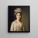 Zoie Ghika Princesa moldava - Alexander Roslin — cuadro enmarcado en la pared