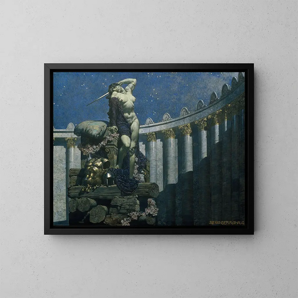 Didon au bûcher - Alexander Rothaug — cuadro enmarcado en la pared