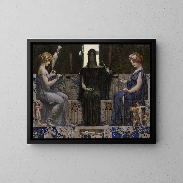 Las Tres Parcas - Alexander Rothaug — cuadro enmarcado en la pared