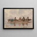 Excursion en bateau - Alexander Schaepkens — framed artwork on a wall