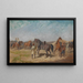 Campamento de jinetes norteafricanos - Alexander von Bensa — cuadro enmarcado en la pared