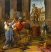 Alexandre consultando al oráculo de Apolo - Louis Jean François Lagrenée — presentado en un interior