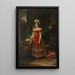 retrato de Marie-Thérèse de Francia, duquesa de Angulema - Alexandre-François Caminade — cuadro enmarcado en la pared