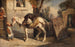 Un caballo con un niño sosteniendo las riendas - Alexandre-Gabriel Decamps — vista de la obra