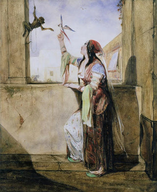 AlexandreGabriel Decamps - An Odalisque.webp