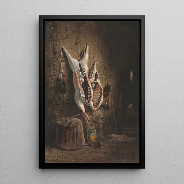 Carcasses - Alexandre-Gabriel Decamps — cuadro enmarcado en la pared