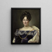 Johanna Henriette Engelen 1789-1878 second wife of Daniel Francis Schas - Alexandre-Jean Dubois-Drahonet — framed artwork on a wall