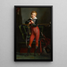 Retrato de Achille Deban de Laborde - Alexandre-Jean Dubois-Drahonet — cuadro enmarcado en la pared