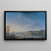 El Puente de la Tournelle, Isla Saint-Louis, Isla Louviers - Alexandre-Jean Noël — cuadro enmarcado en la pared