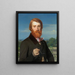 Alfred Bruyas - Alexandre Cabanel — framed artwork on a wall