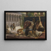 Cleopatra testing poisons on condemned prisoners - Alexandre Cabanel — framed artwork on a wall