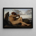 Angel Fallen - Alexandre Cabanel — framed artwork on a wall