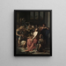 Jesus in the Praetorium - Alexandre Cabanel — framed artwork on a wall