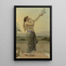 El mensajero del amor - Alexandre Cabanel — cuadro enmarcado en la pared