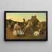 Rebecca and Eliezer - Alexandre Cabanel — framed artwork on a wall