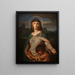 Santa Mónica en un paisaje - Alexandre Cabanel — cuadro enmarcado en la pared