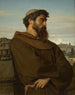 A young Roman monk thinker - Alexandre Cabanel — artwork view