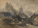 El Wetterhorn en la Oberland bernés - Alexandre Calame — vista de la obra