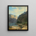 Laxenstrasse - Alexandre Calame — cuadro enmarcado en la pared