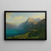 Vista del lago de Lucerna desde Seelisberg - Alexandre Calame — cuadro enmarcado en la pared