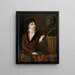 Self-portrait Painting - Alexandre Delatour — framed artwork on a wall