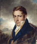 Portrait painting presumed of the architect Auguste Constantin 1790-1842 - Alexandre-Évariste Fragonard — artwork view