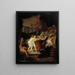 La Fête de Bacchus - Alexandre-Évariste Fragonard — framed artwork on a wall