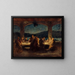 La Última Cena - Alexandre Falguière — cuadro enmarcado en la pared
