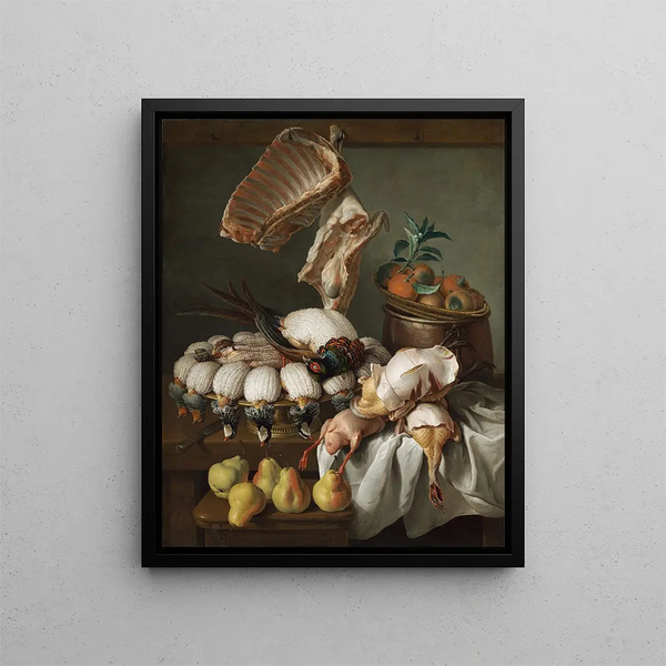 Alexandre Franois Desportes - Still Life with Dressed GameMeat and Fruit.webp