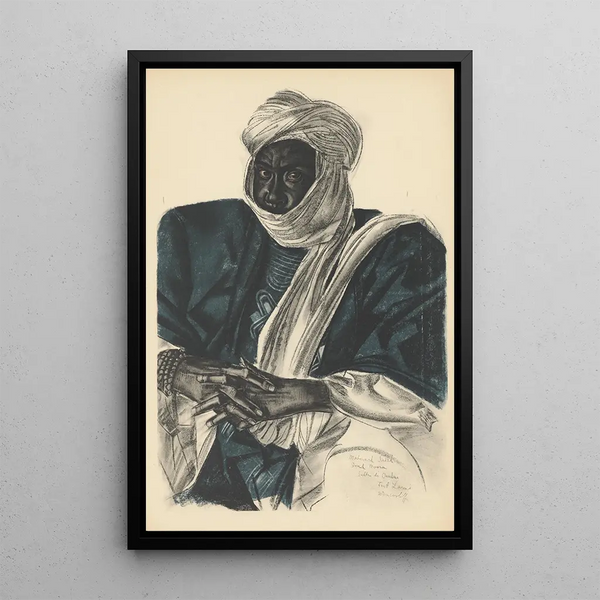 Reproduction of the painting Drawings and paintings of Africa pl 11 - Alexandre Iacovleff
