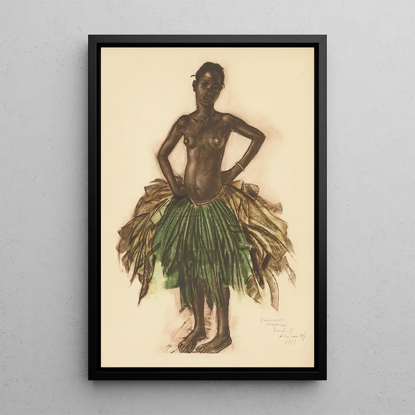 Reproduction of the painting Drawings and paintings of Africa pl 26 - Alexandre Iacovleff
