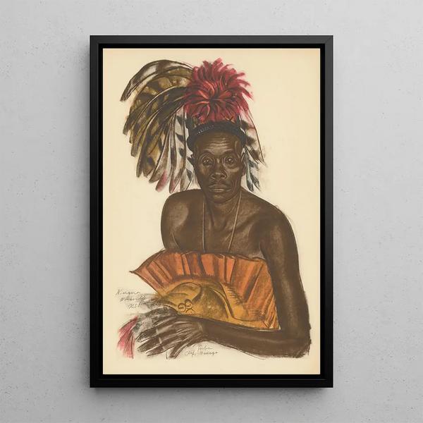 Reproduction of the painting Drawings and paintings of Africa pl 30 - Alexandre Iacovleff