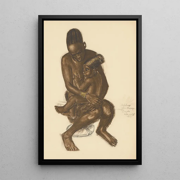 Reproduction of the painting Drawings and paintings of Africa pl 35 - Alexandre Iacovleff