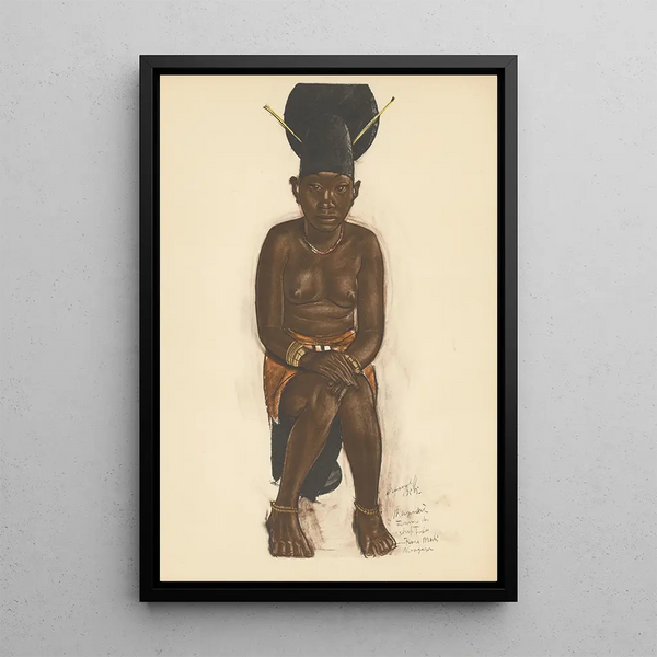 Reproduction of the painting Drawings and paintings of Africa pl 37 - Alexandre Iacovleff