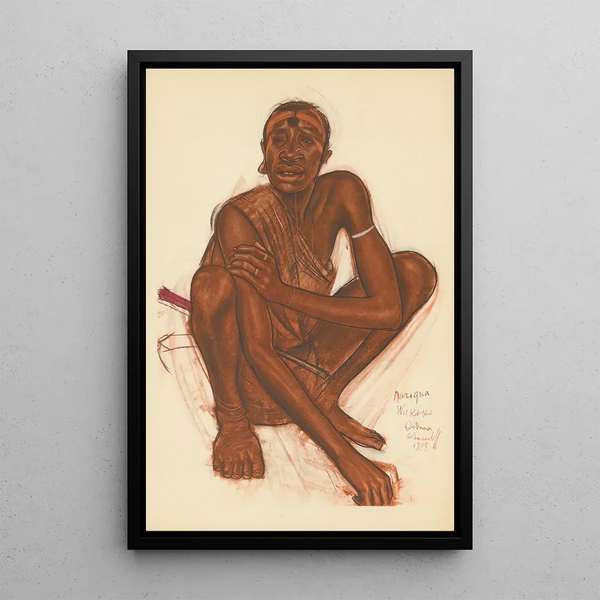 Reproduction of the painting Drawings and paintings of Africa pl 41 - Alexandre Iacovleff