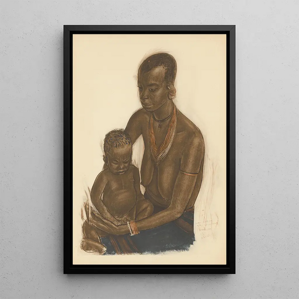 Reproduction of the painting Drawings and paintings of Africa pl 44 - Alexandre Iacovleff