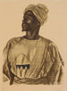 Elephant Hunter Gadem Painting Birao - Alexandre Iacovleff — artwork view