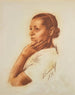 Retrato de Irène Andreeva - Alexandre Iacovleff — vista de la obra
