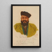 Sir Mohamed Nazim Khan Mir de Hounza Baltit - Alexandre Iacovleff — cuadro enmarcado en la pared