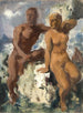 Tritón y Nereida Capri - Alexandre Iacovleff — vista de la obra