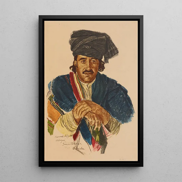 Reproducción del cuadro Un Notable Afghan Guirichk - Alexandre Iacovleff